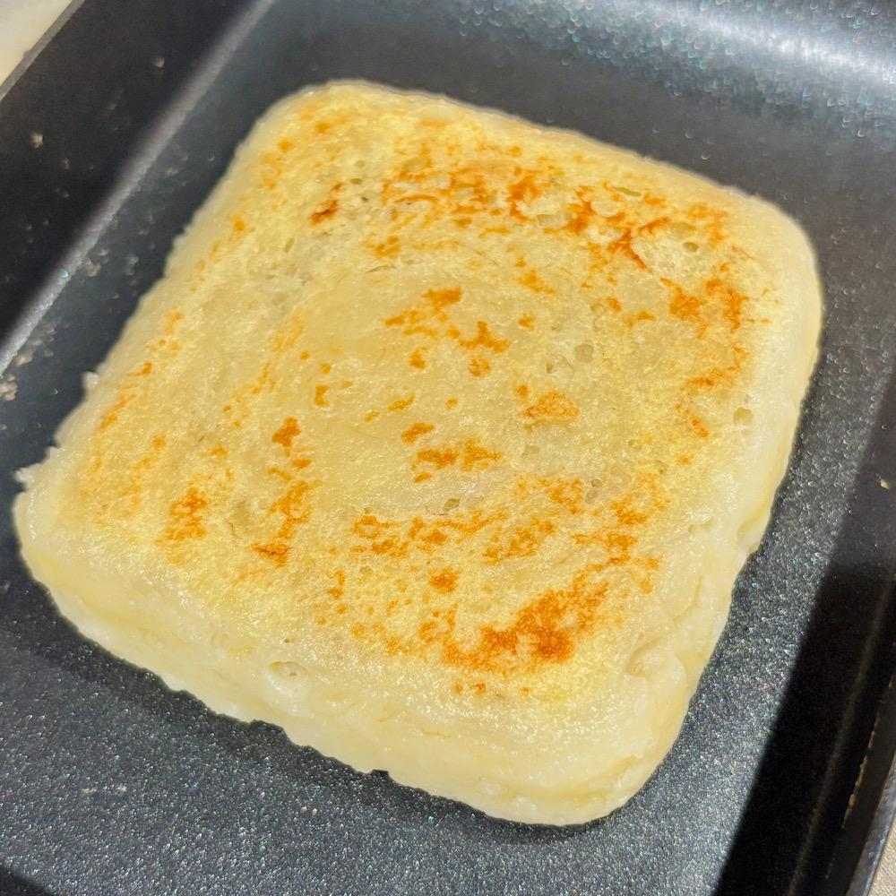 【幼児食】豆腐とバナナの米粉蒸しパン