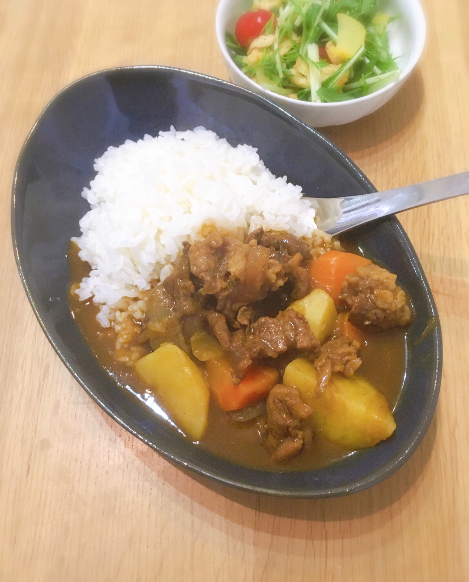 肉の旨味凝縮♡黒毛和牛のすじ肉カレー❣️