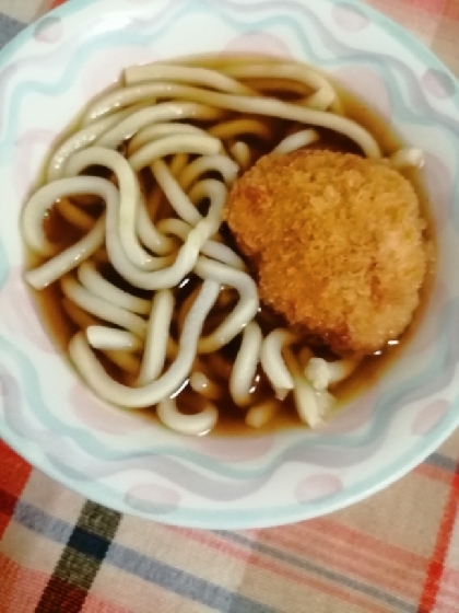 冷凍食品トッピングうどん✧˖°