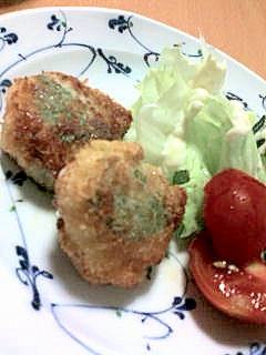 ほたてのチーズはさみ揚げ