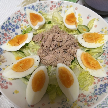 超簡単♪ツナレタスサラダ