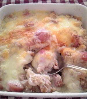 なるべく低糖質なこんにゃく米ドリア（糖質制限むけ）