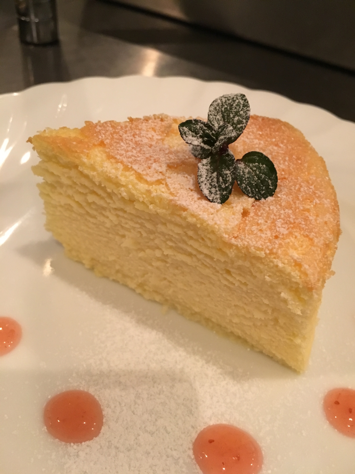 ふわふわクリーミースフレチーズケーキ