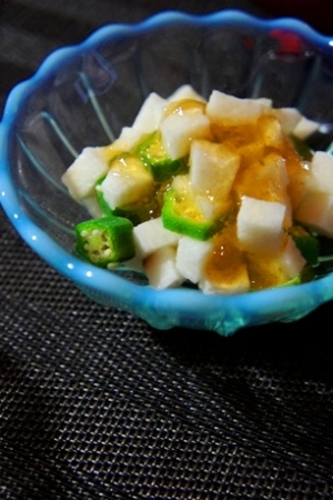 野菜でスタミナ料理 オクラと山いものタルタル レシピ 作り方 By 酔いどれんぬ 楽天レシピ