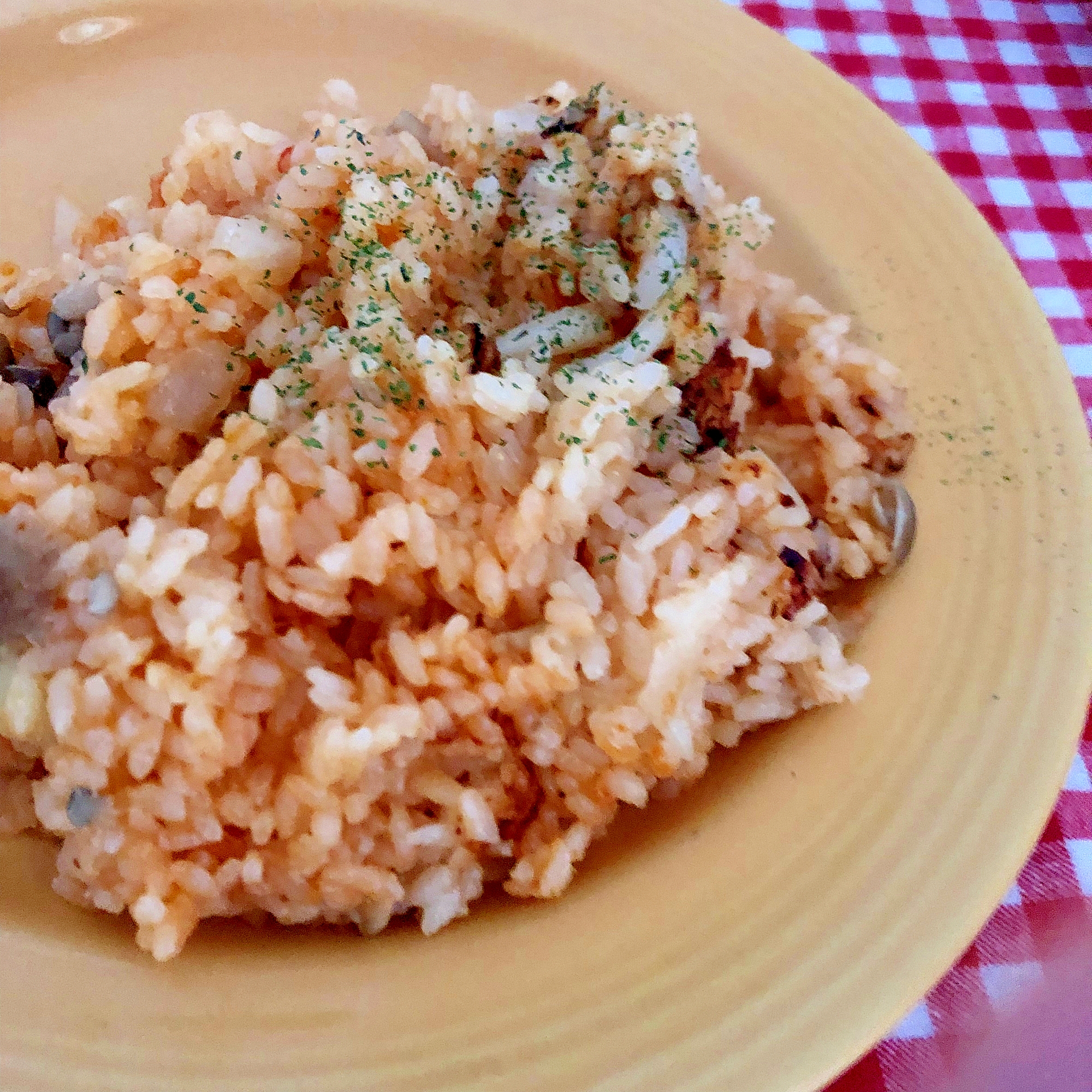 炊飯器で！ケチャップライス☆