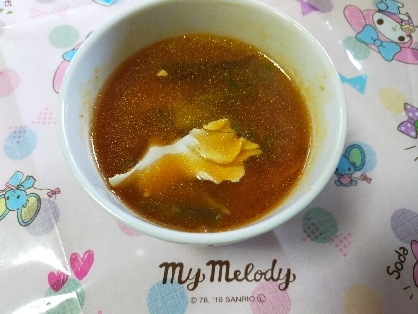 れいちゃ～＼(^^)／野菜たっぷりトマトスープ(*^^*ゞ美味しかったよ～♪♪