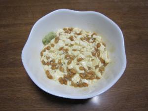 レンジであったか☆簡単☆納豆豆腐