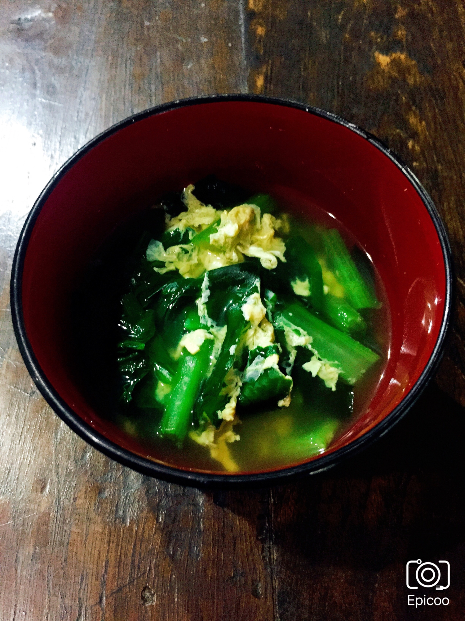 白だしで小松菜のお吸い物 レシピ 作り方 By およねこ45 楽天レシピ