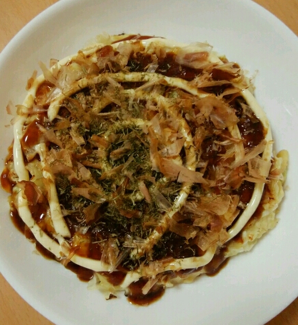 山芋不要！ふわふわ豆腐のお好み焼き