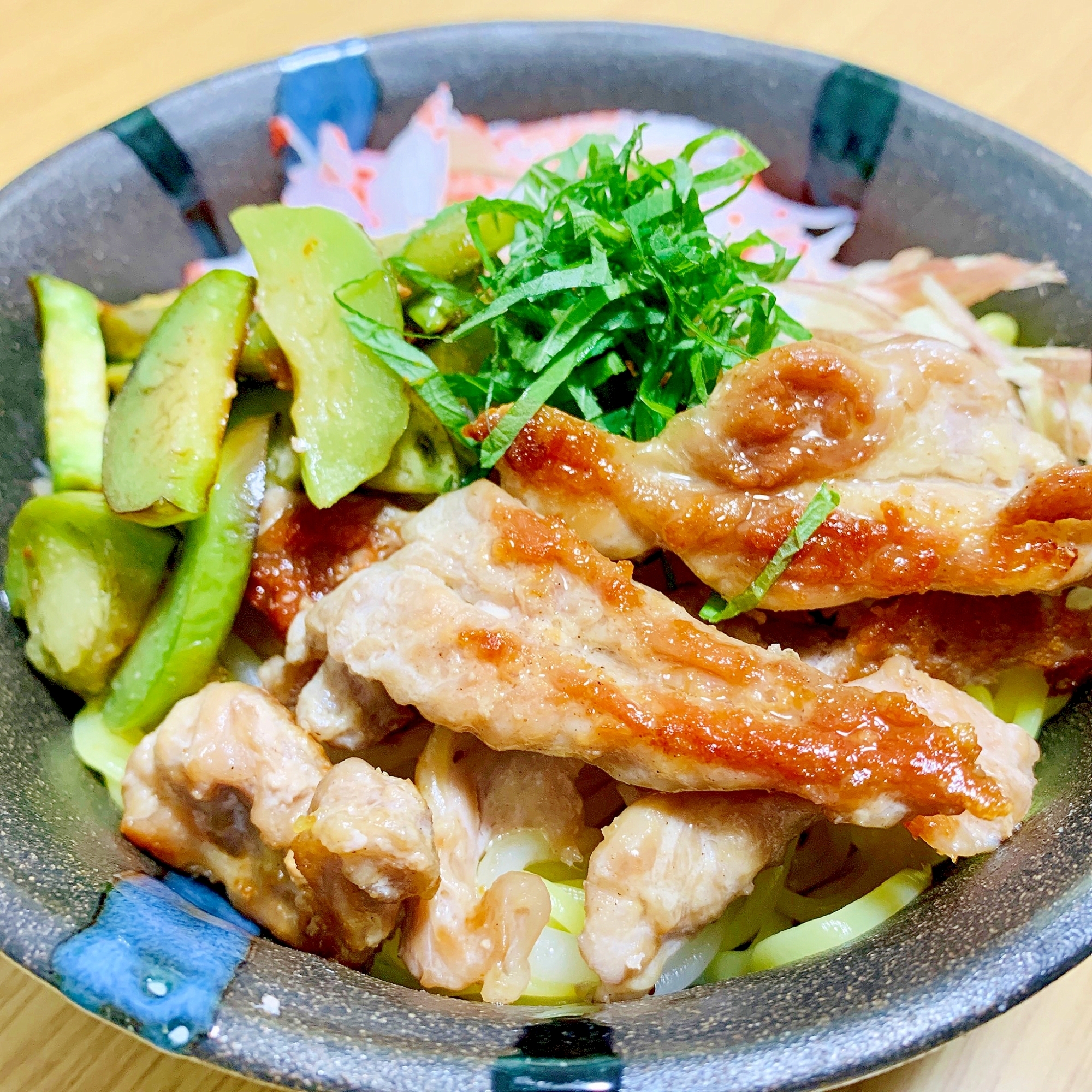 せせりとなすの冷やし中華 レシピ 作り方 By おるがん 楽天レシピ せせりとなすの冷やし中華 レシピ 作り方 By おるがん 楽天レシピ