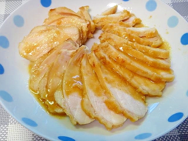 鶏むね肉の味噌マヨ漬け