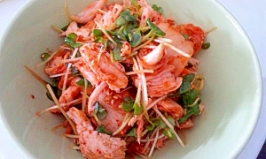 かいわれササミキムチの簡単おつまみ レシピ 作り方 By ゆっぷりん 楽天レシピ