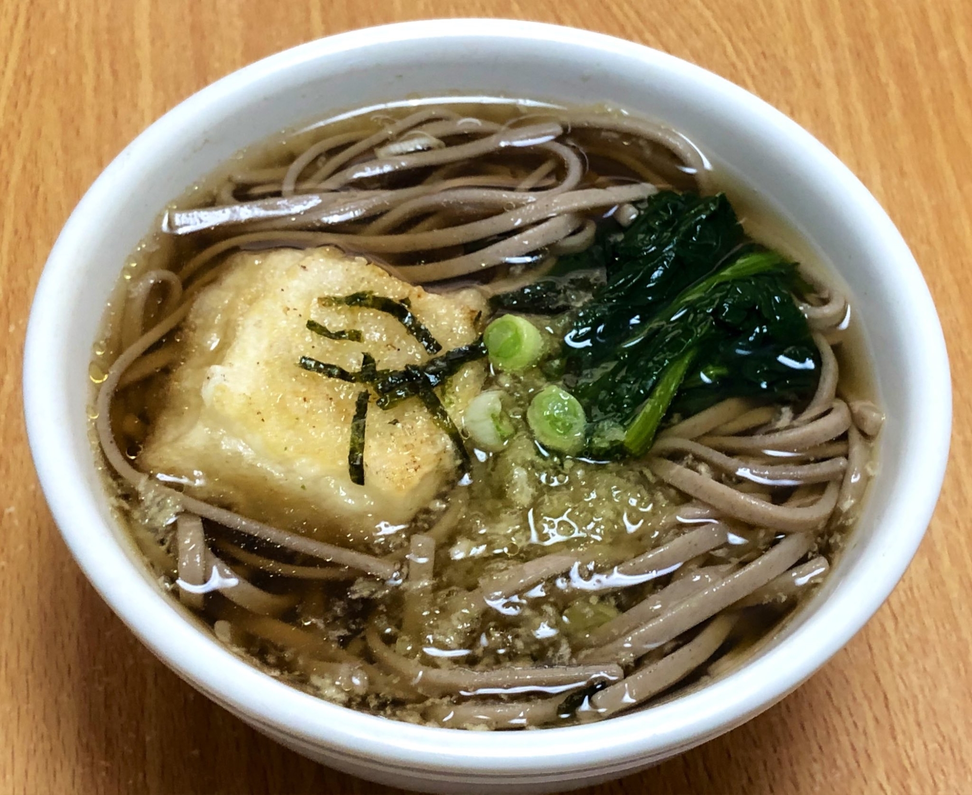 揚げ餅入りおろし蕎麦♪