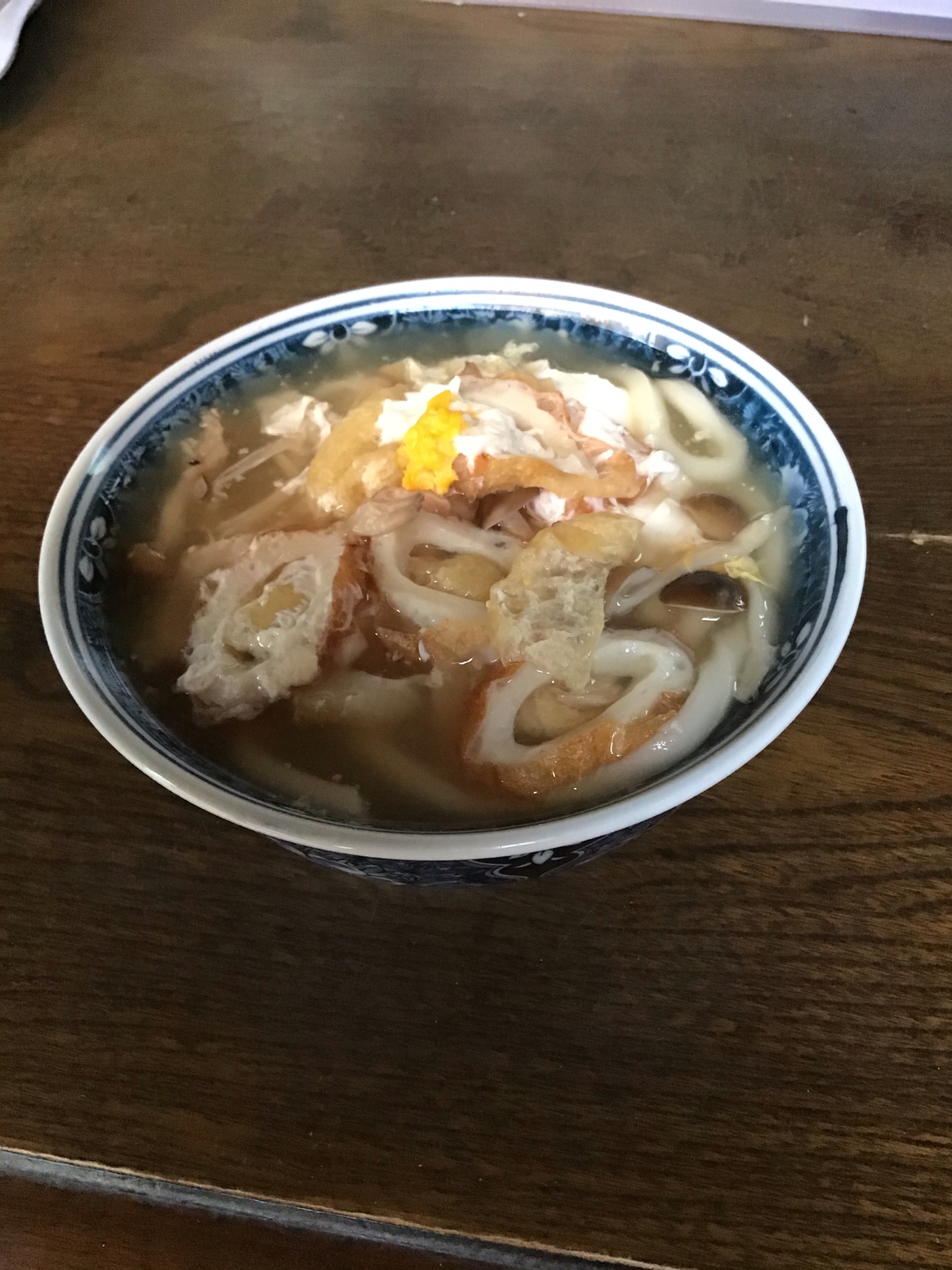 きざみきつねの卵うどん