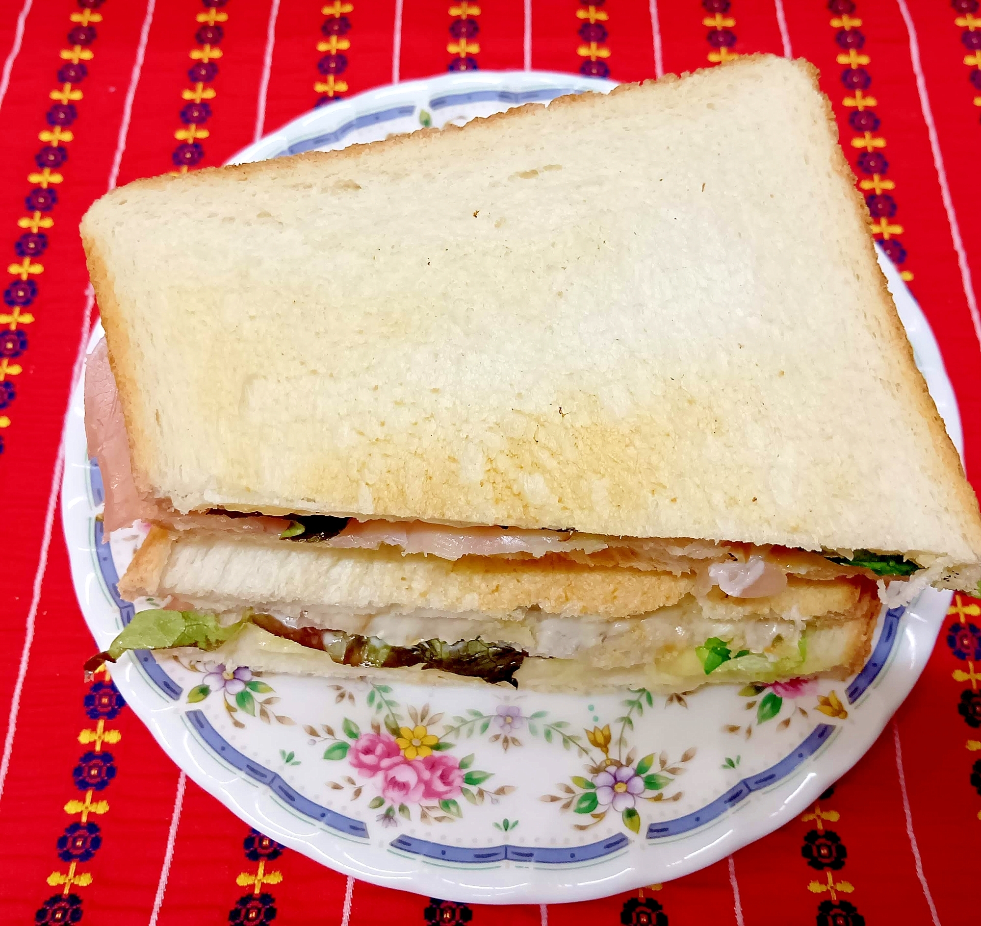 生ハムのトーストサンド