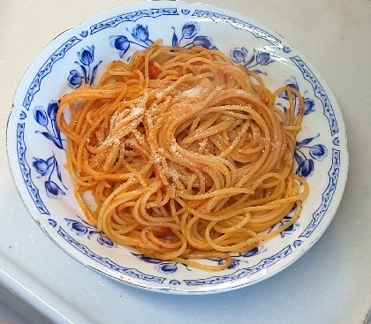 市販ソースにひと工夫☆ミートソースパスタ