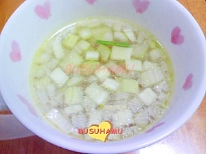 野菜の甘みが美味しい ベーコンとセロリのスープ レシピ 作り方 By Busuhamu 楽天レシピ