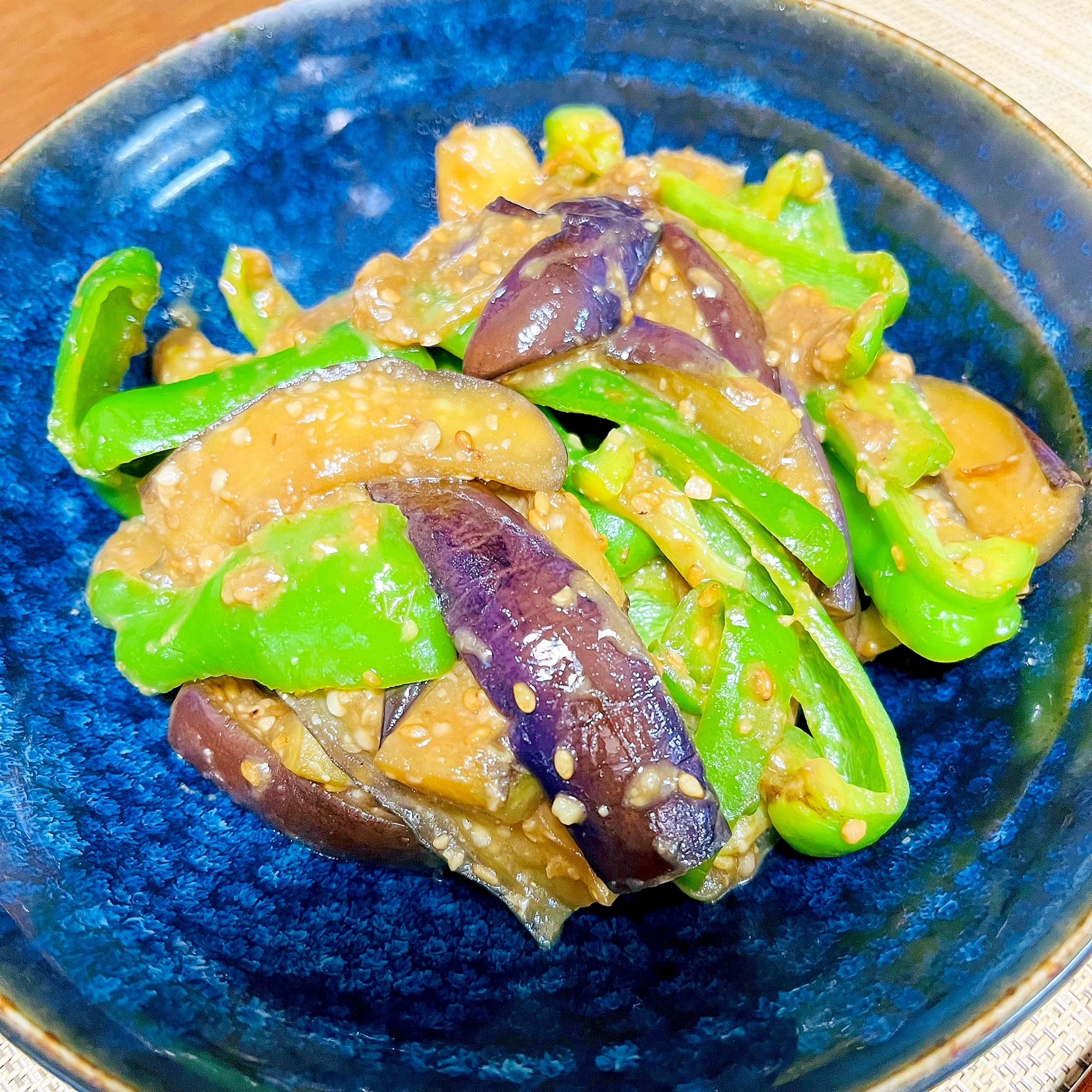 ★あともう一品★なすとピーマン味噌炒め