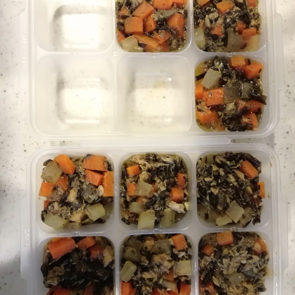 離乳食後期 サバ缶とひじきの煮物 冷凍保存可 レシピ 作り方 By Chococco3215 楽天レシピ 離乳食後期 サバ缶とひじきの煮物 冷凍保存可 レシピ 作り方 By Chococco3215 楽天レシピ