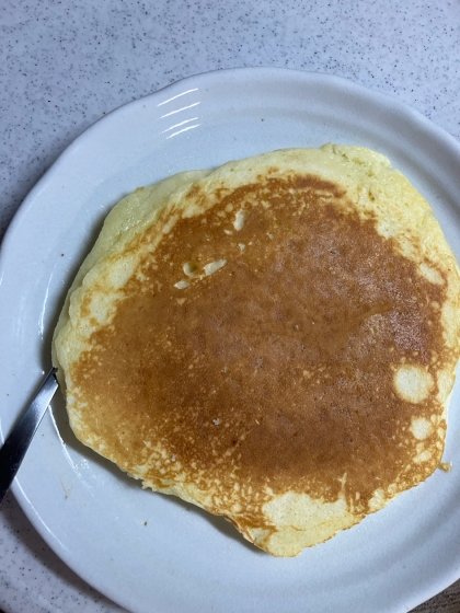 きな粉とすりごまのホットケーキ