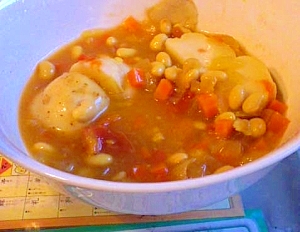 大豆deおかずスープ カレー風味