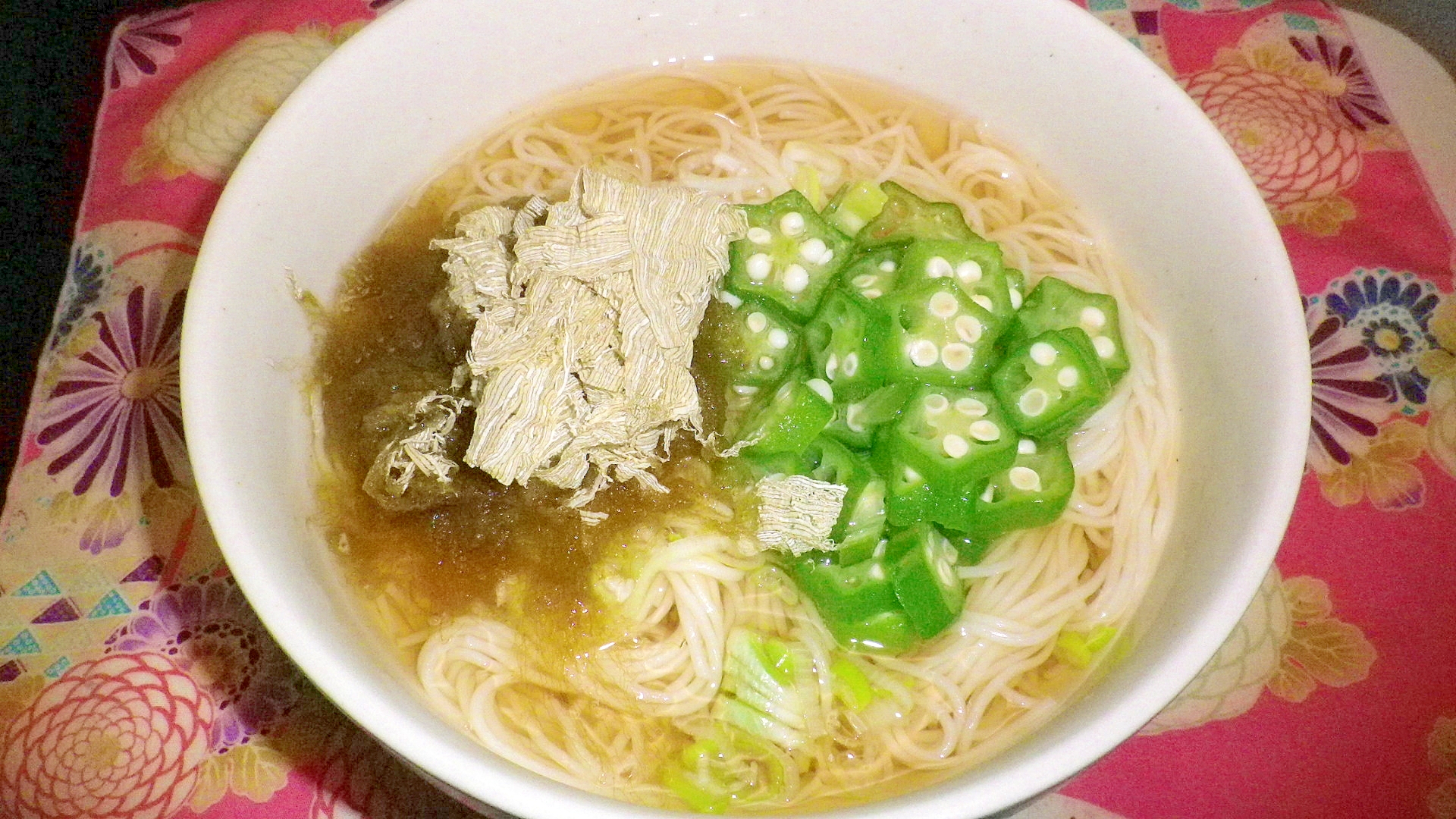 白だしでさっぱり素麺