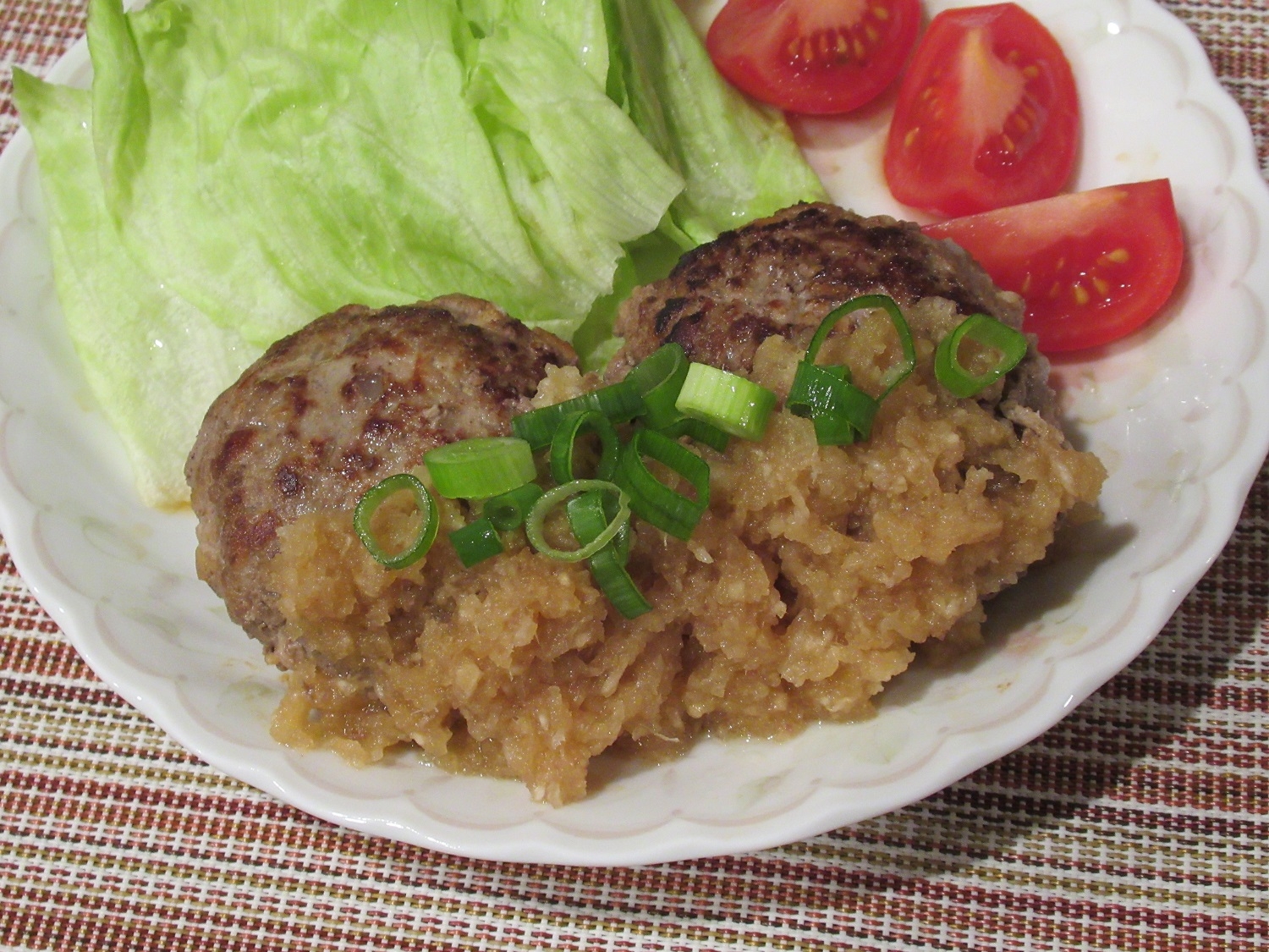 高野豆腐入りハンバーグ