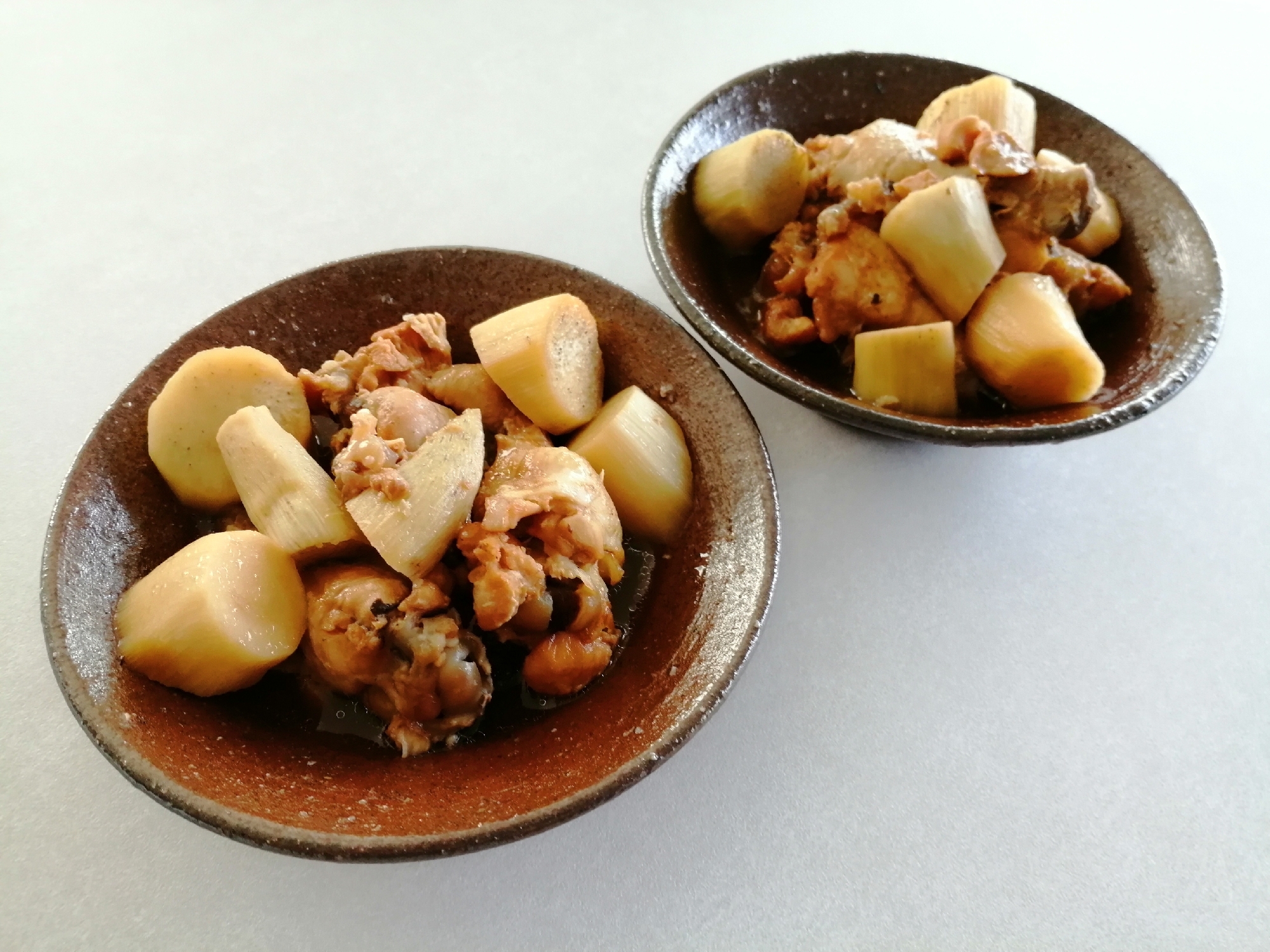 マコモダケと手羽元のしそ煮