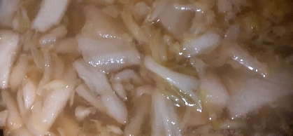 白菜のくたくた味噌汁
