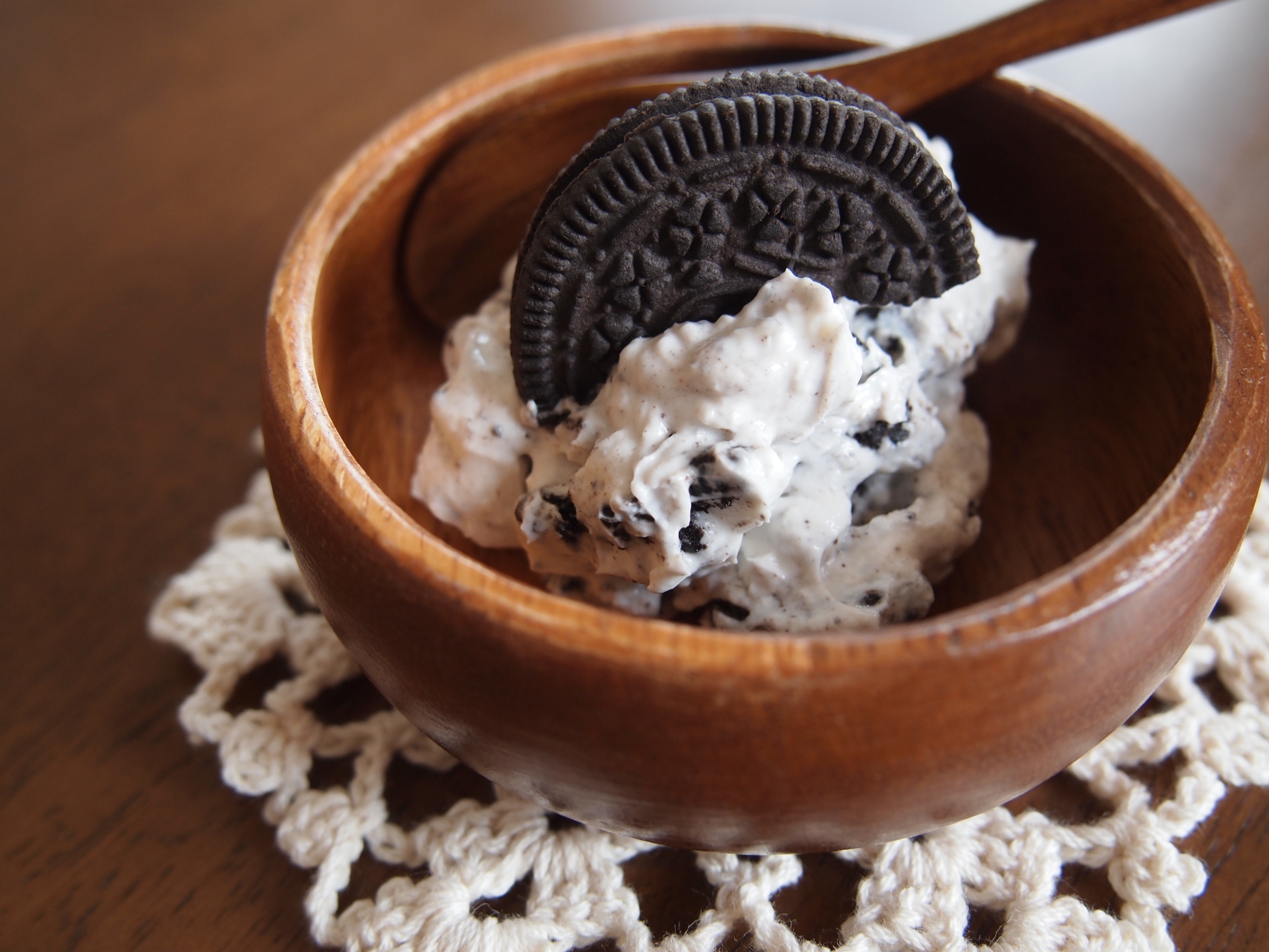 水切りヨーグルトとオレオでディップ☆