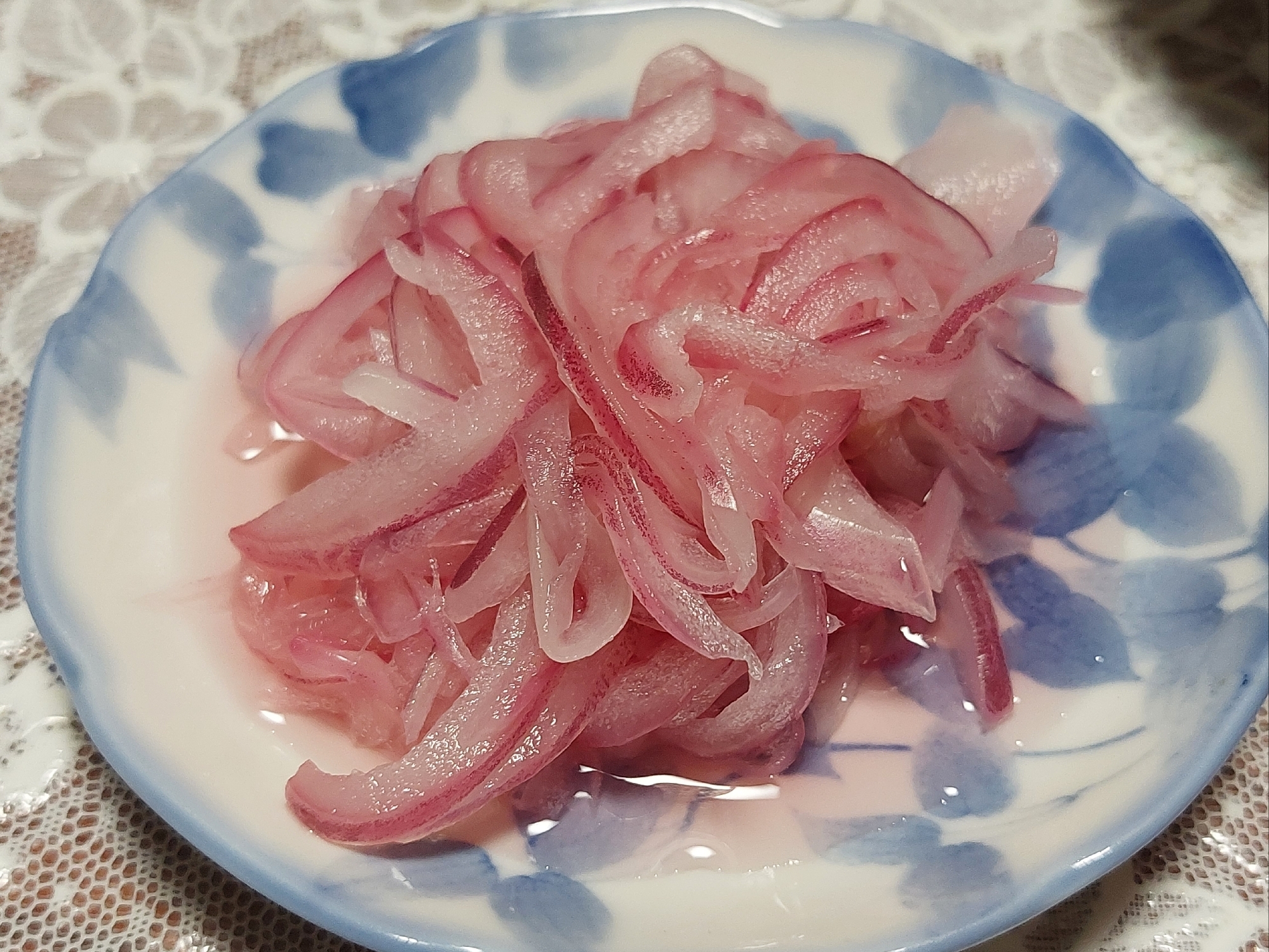 紫玉ねぎの酢の物