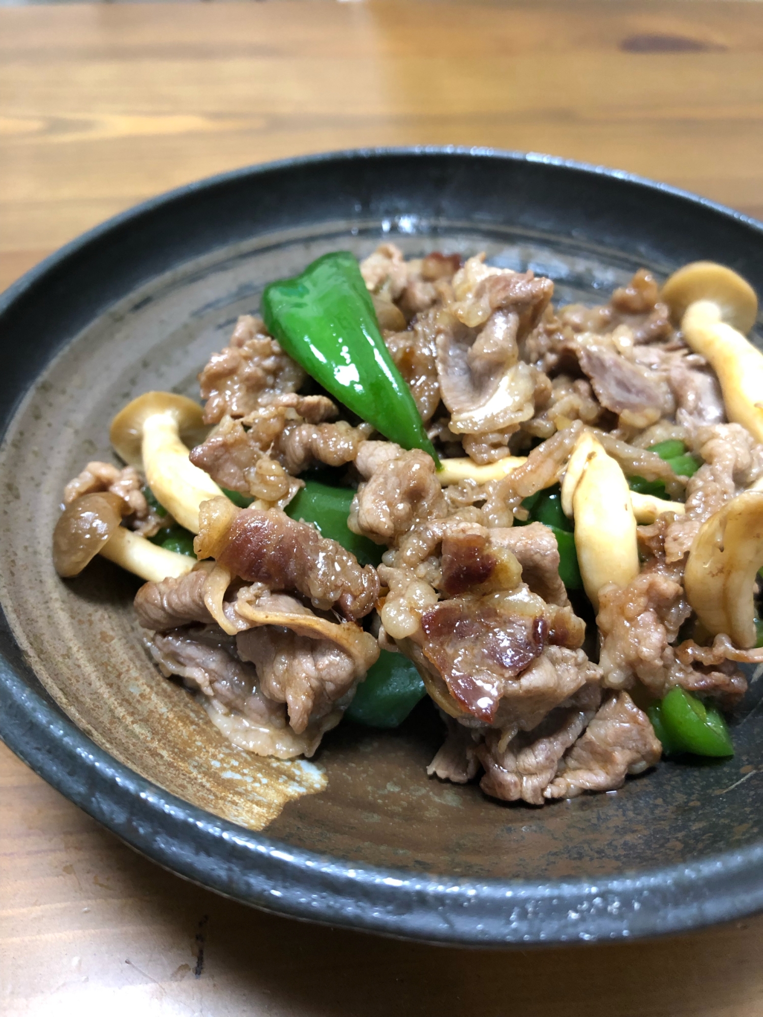 牛肉とピーマンの中華炒め