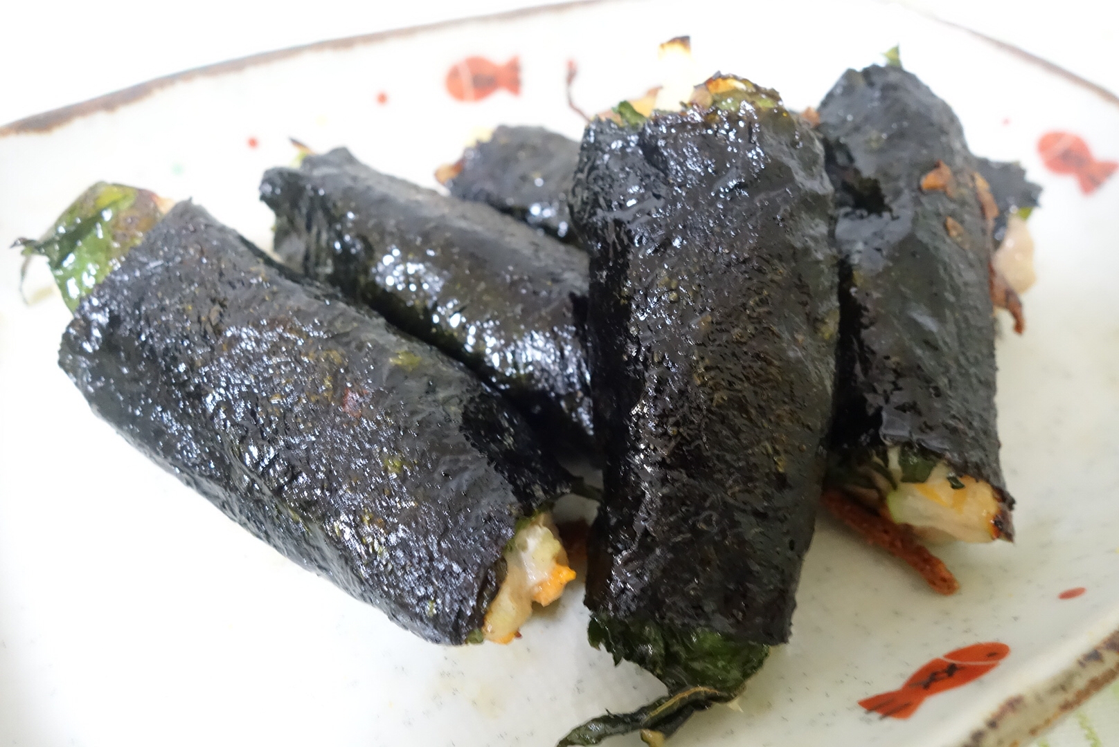 簡単夕食おつまみ パクパク美味しい海苔ギョウザ夕飯 レシピ 作り方 By フレンチモンブラン 楽天レシピ