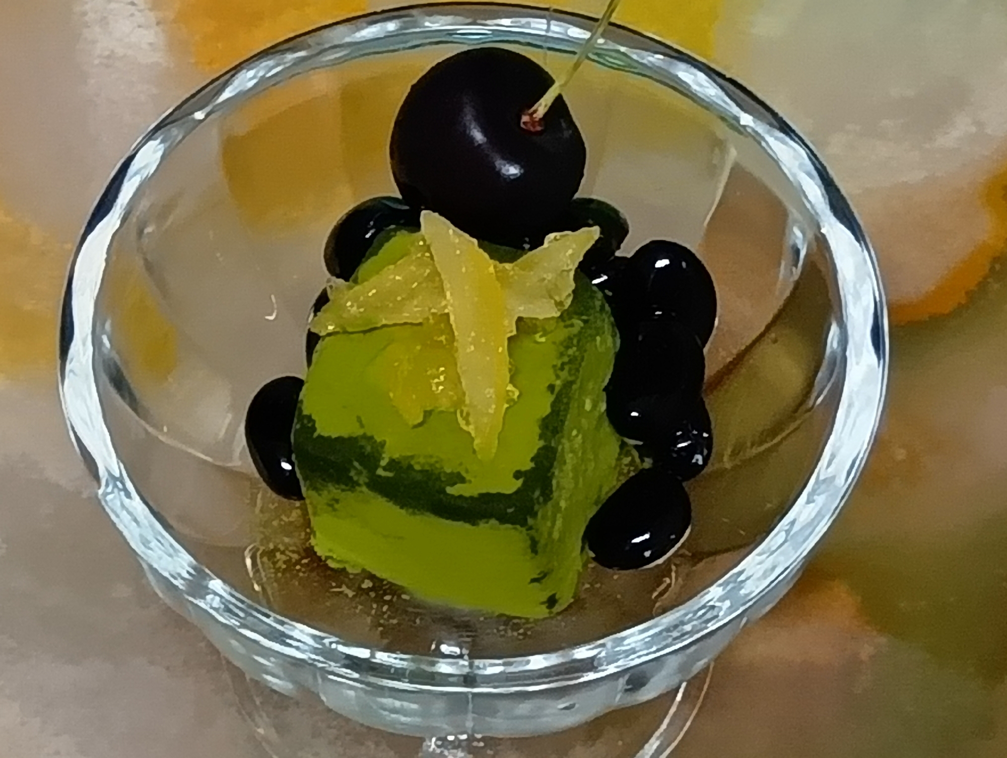 *✩贅沢✩粉茶と檸檬星*✩冷凍抹茶チーズケーキ