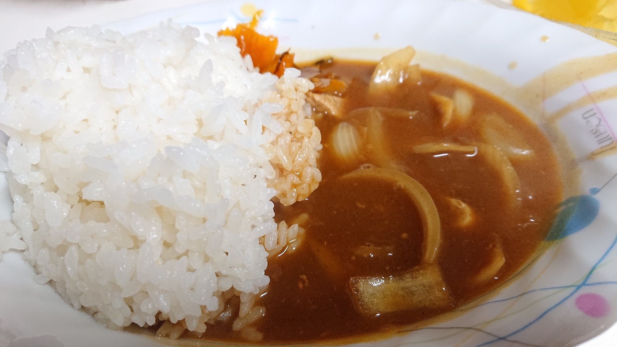 具は２つ☆桃豚カレー