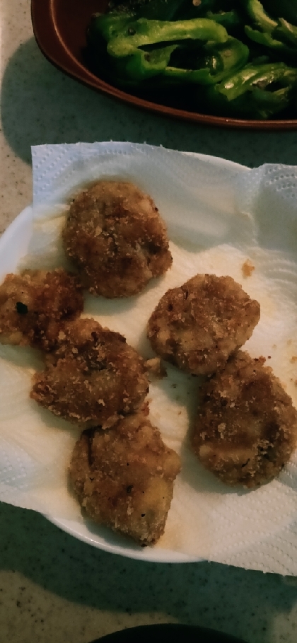 ドライカレーリメイク、焼きコロッケ✨