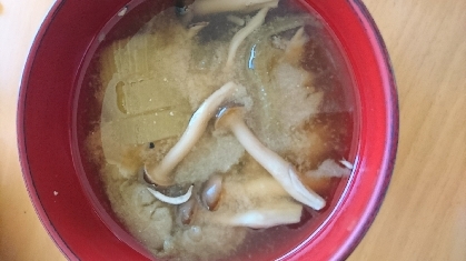 茄子のお味噌汁おいしいですよね。ごちそうさまでした。