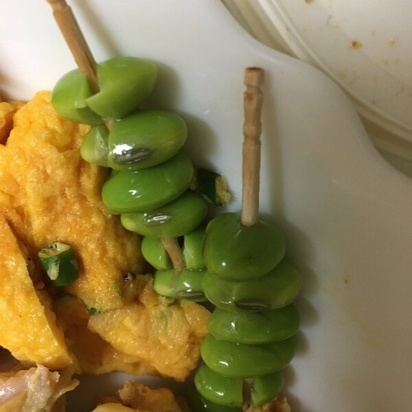 お弁当に可愛い枝豆です レシピ 作り方 By さちさん 楽天レシピ お弁当に可愛い枝豆です レシピ 作り方 By さちさん 楽天レシピ