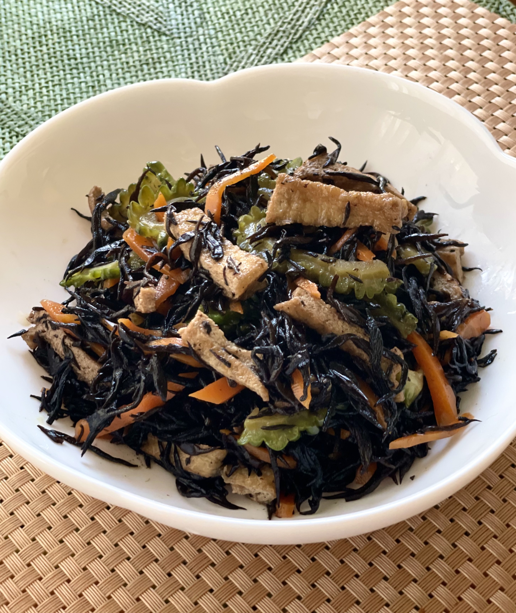 ゴーヤ入り☆ひじきの煮物