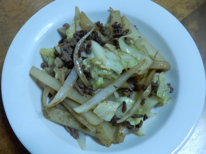 ☆時短一品☆豚肉と野菜を食べる！お手軽野菜炒め