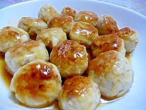 筍の煮物をリメイク★肉団子