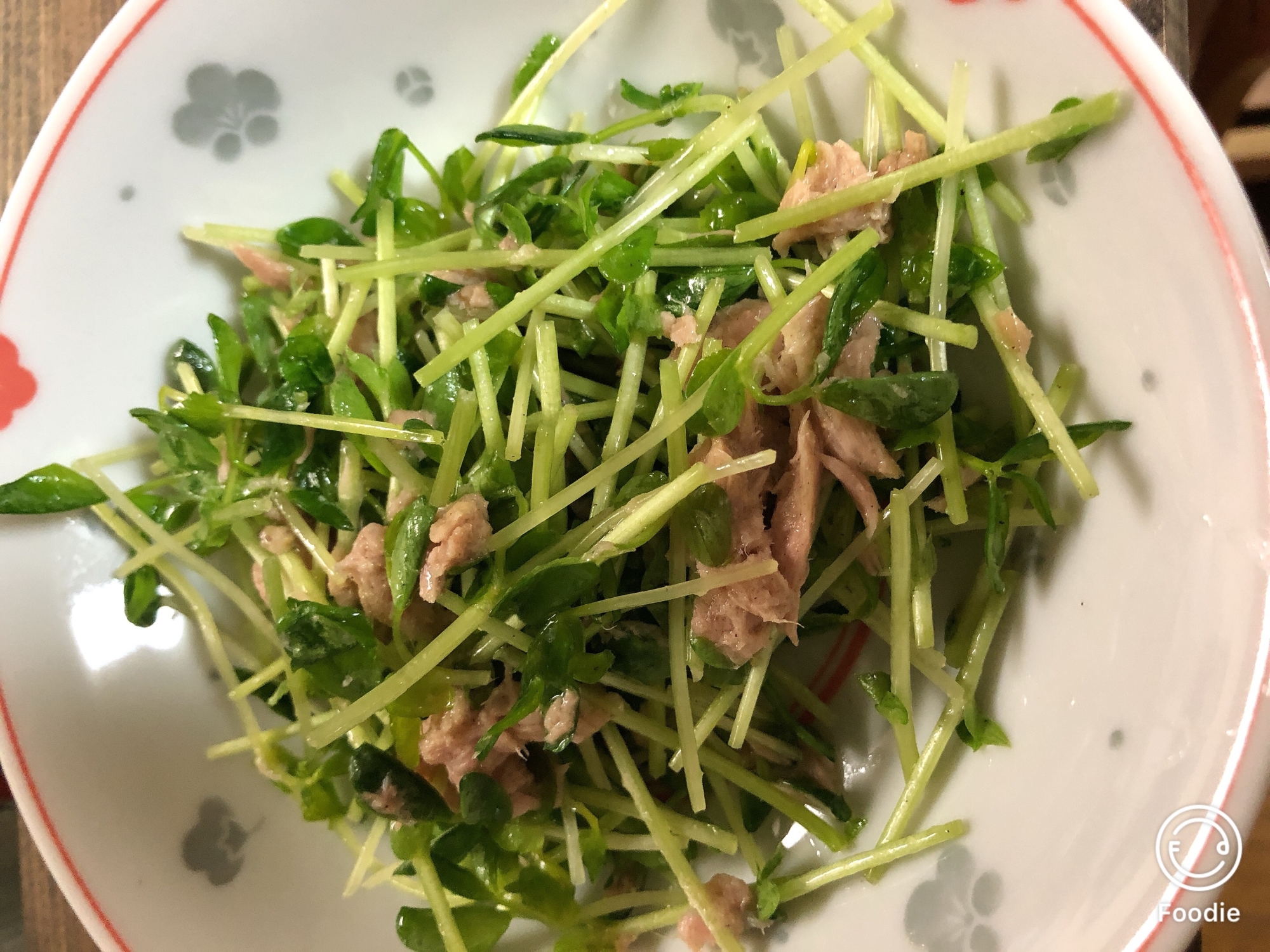 簡単 豆苗サラダ