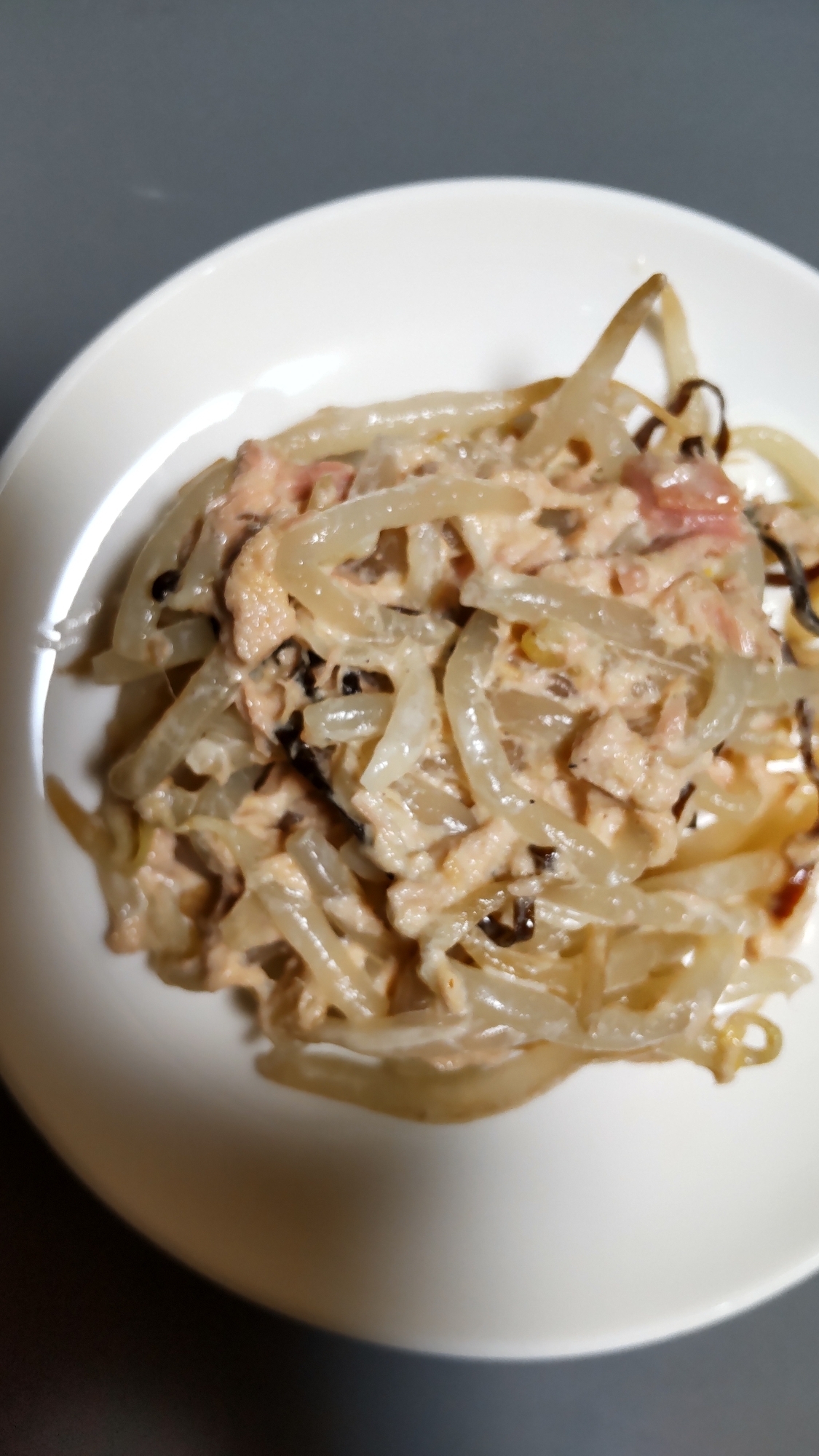 もやしとツナの塩昆布サラダ