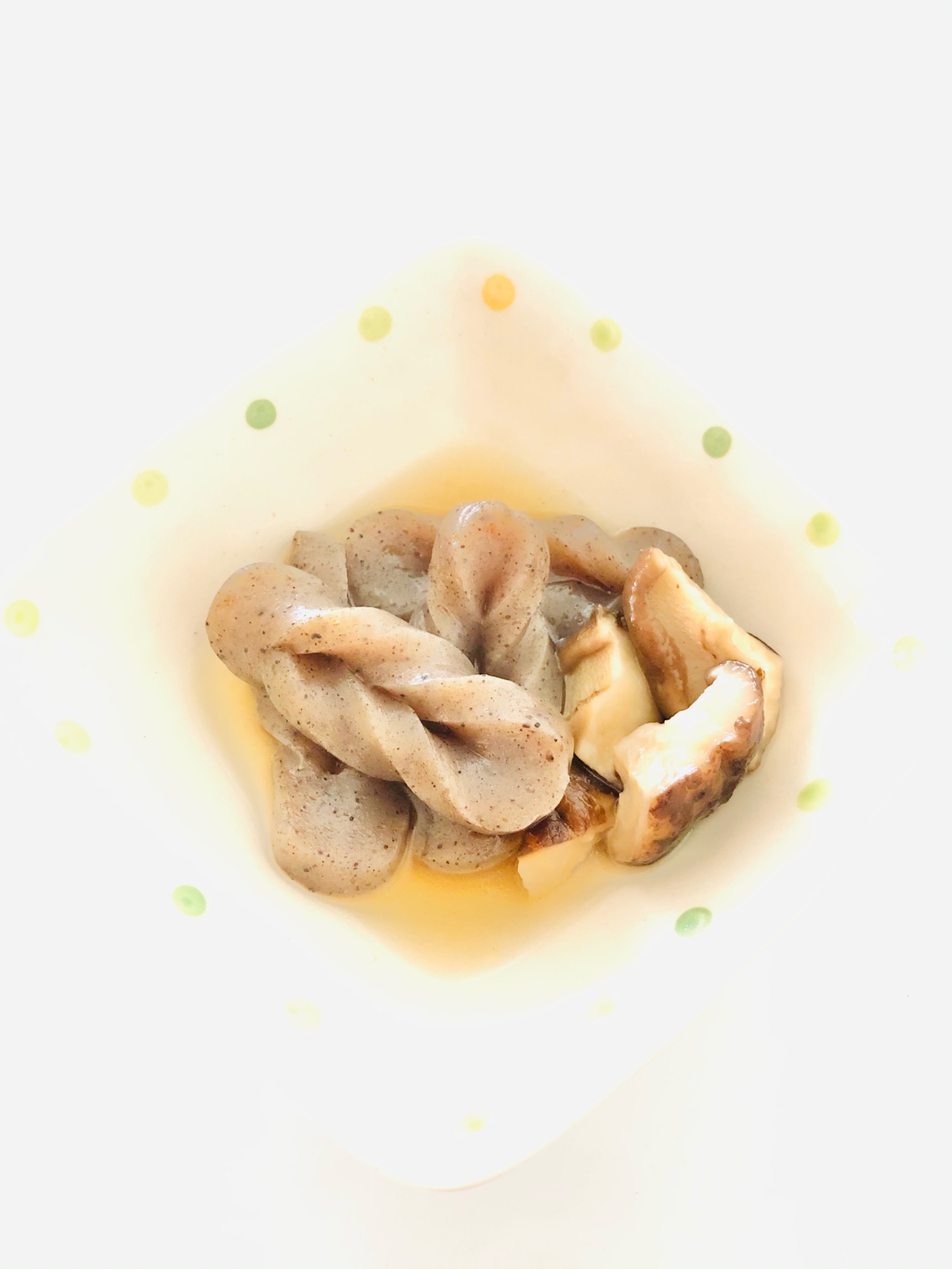 椎茸蒟蒻煮物