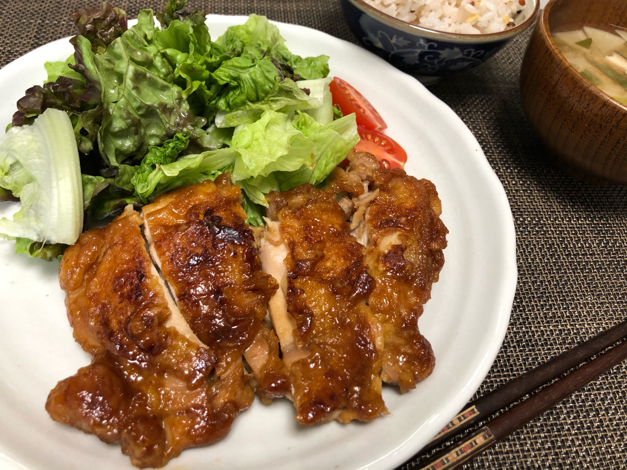 ご飯が進む！！ウスター入り美味しい照り焼きチキン