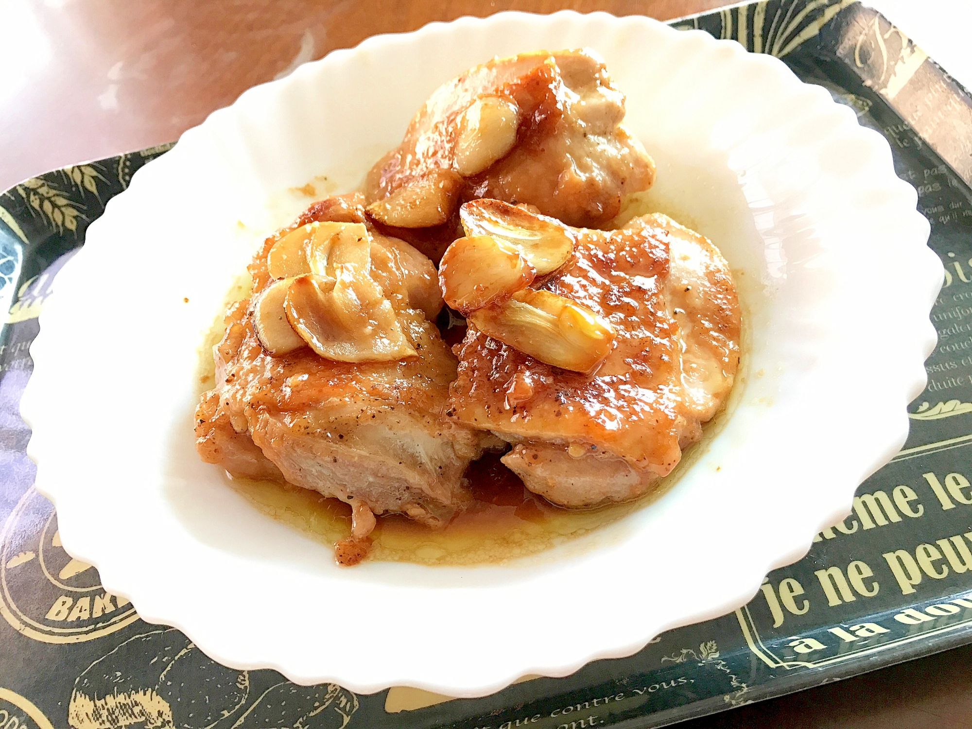 鶏もも肉☆にんにく焼き