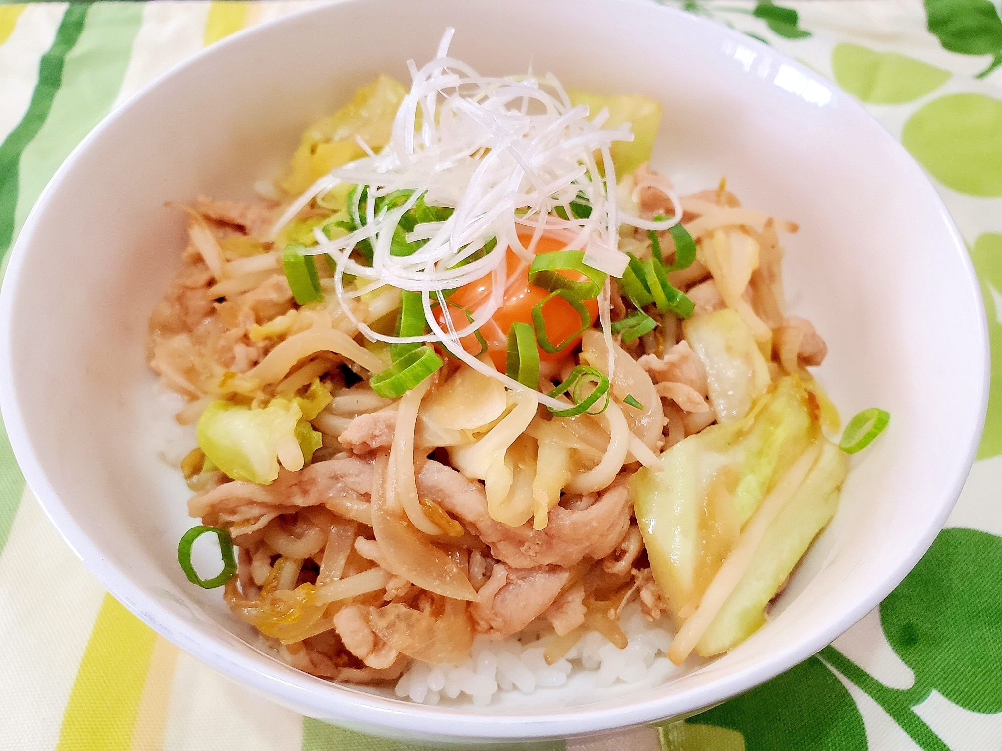 合わせダレで簡単！中華風スタミナ丼