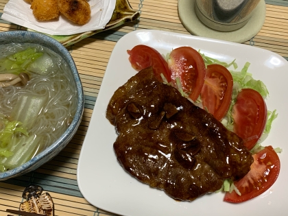 味付けのマンネリに！三重名物すたみなトンテキ♪