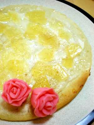 デザートピザ☆【アップルシナモン&クリームチーズ】