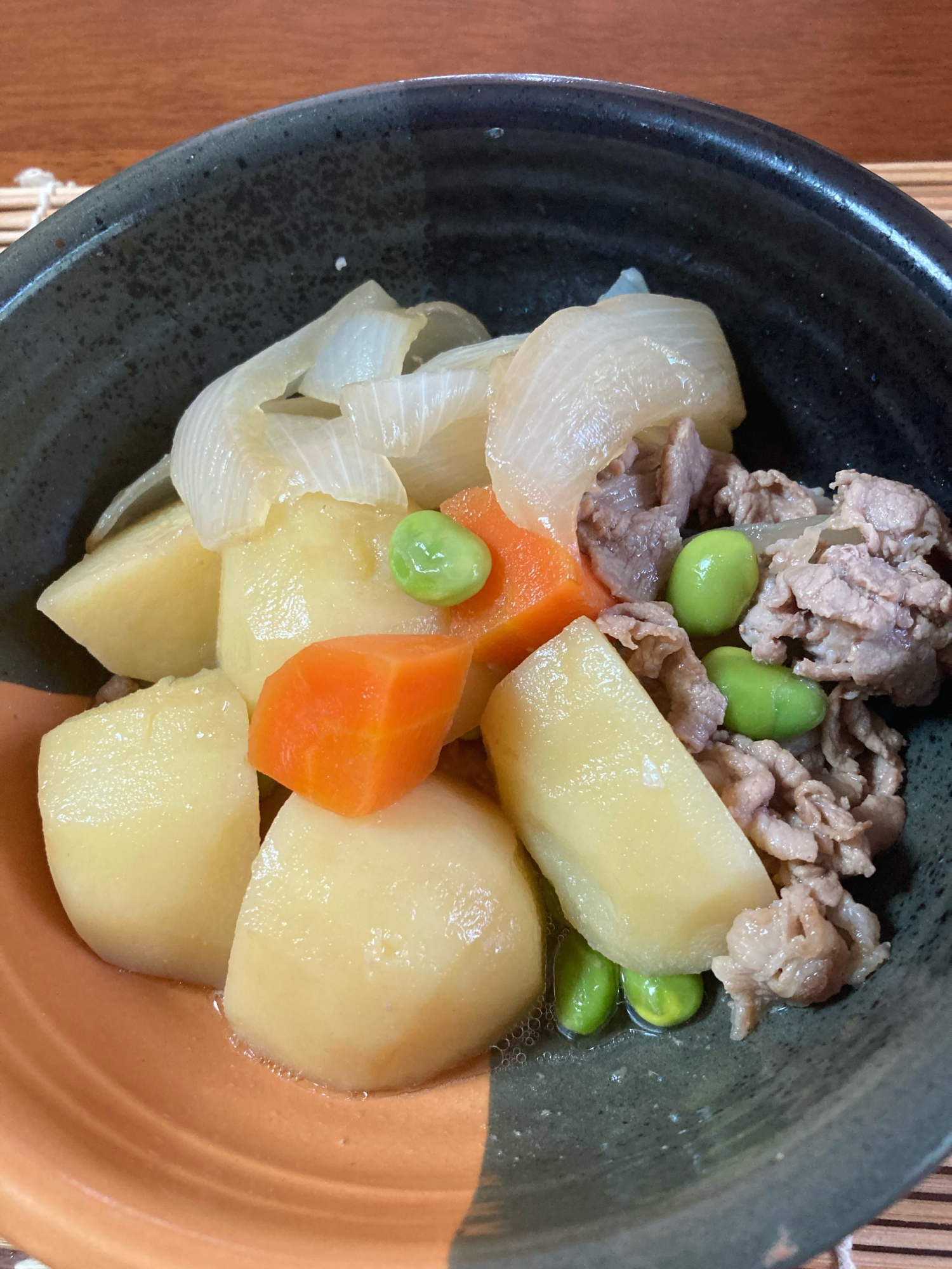 定番‼ 麺つゆで肉じゃが☆